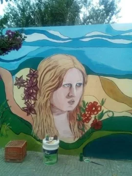 Inauguran un mural que recuerda a Adriana Celihueta