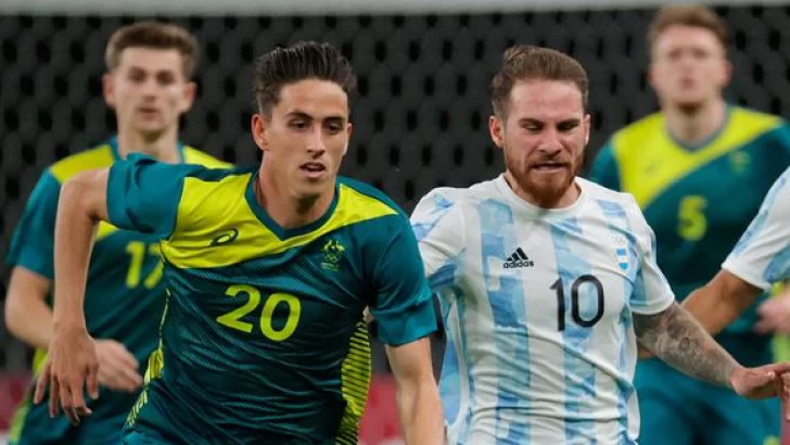 Argentina arrancó los Juegos Olímpicos con un paso en falso: cayó ante Australia en el estreno del fútbol masculino