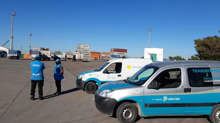 Transporte intensifica controles en Quequén y Bahía Blanca