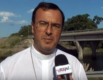 El obispo Mestre ofició una misa en Fernandez
