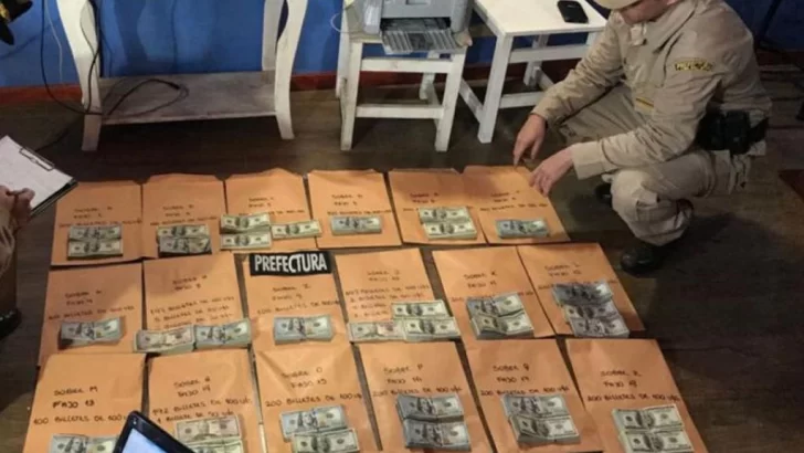 Operativo de Prefectura por narcotráfico: Secuestran Euros, Dólares y autos