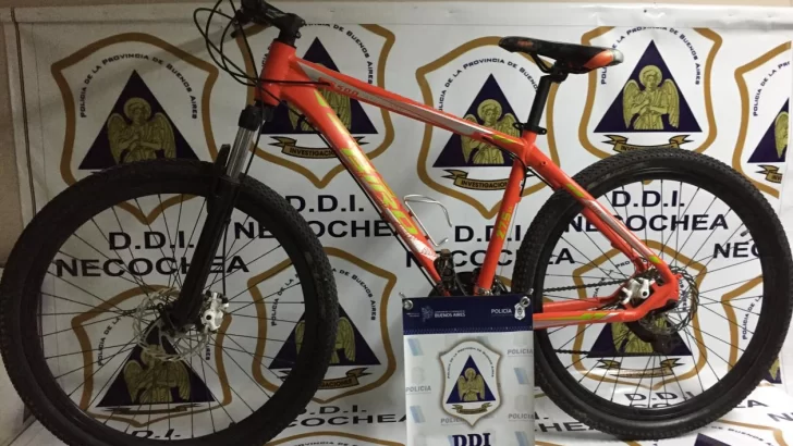 Recuperan una bicicleta robada que la vendían por redes sociales