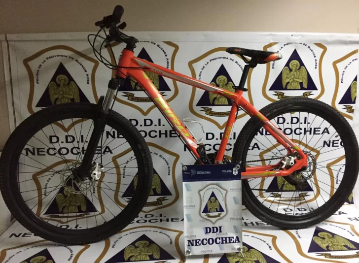 Recuperan una bicicleta robada que la vendían por redes sociales