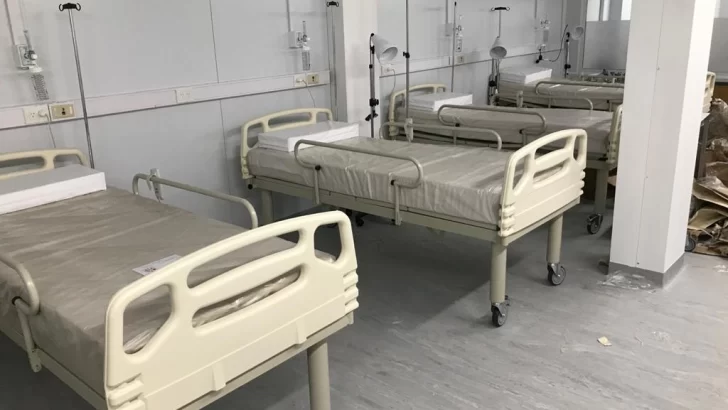 Donaron diez camas para el Hospital Modular
