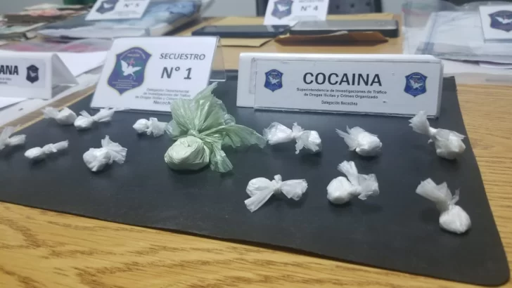 Desarticulan dos puntos de venta de droga en Quequén