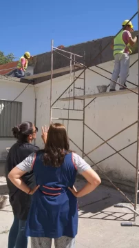 Avanzan obras en escuelas de todo el distrito