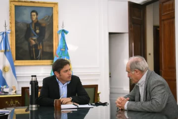 Jorge Álvaro se reunió con el gobernador Axel Kicillof