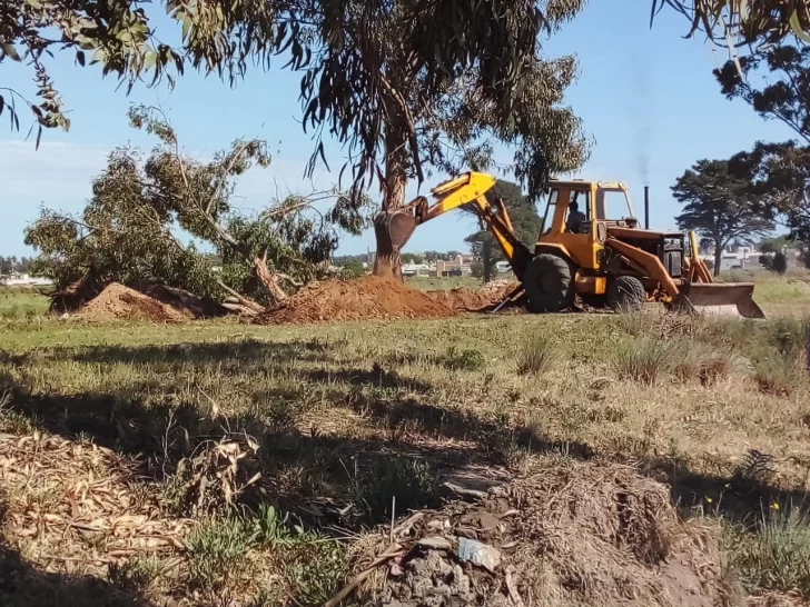 Comenzaron los trabajos para la construcción del polideportivo del barrio Noroeste