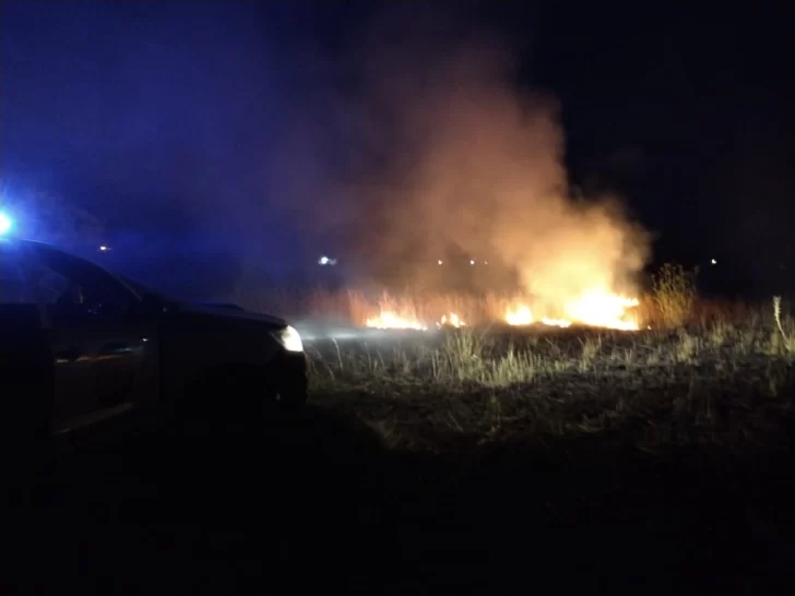 Se registró otro incendio de pastizales. El fuego consumió cuatro hectáreas