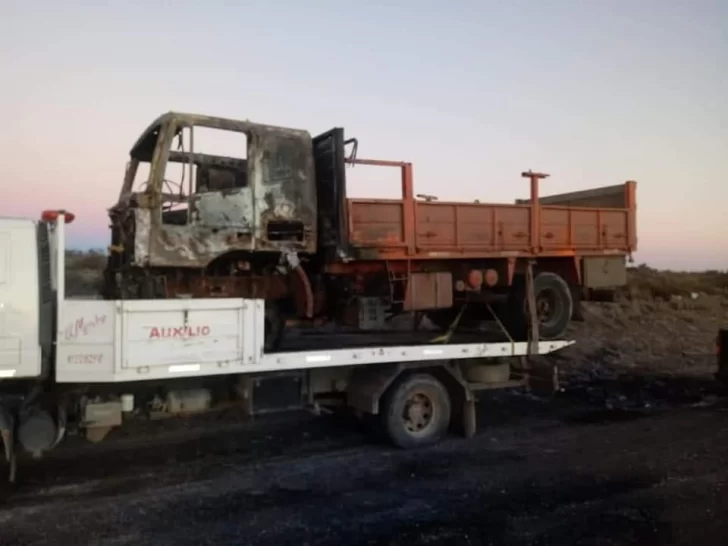 Camionero de Quequén salvó su vida de milagro durante un incendio en el sur del país
