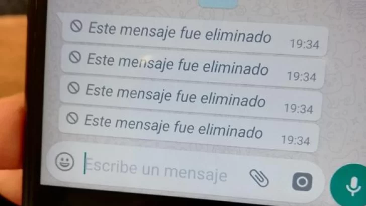 WhatsApp: cómo saber qué decían los mensajes eliminados