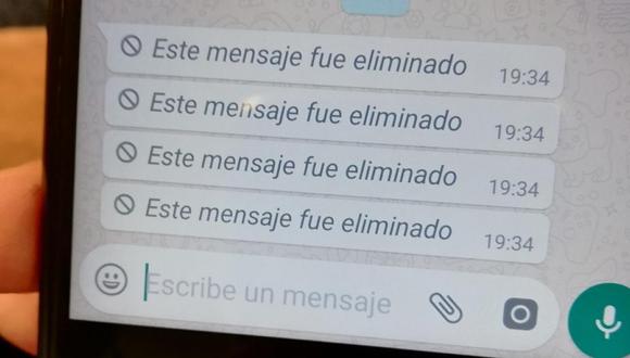 WhatsApp: cómo saber qué decían los mensajes eliminados
