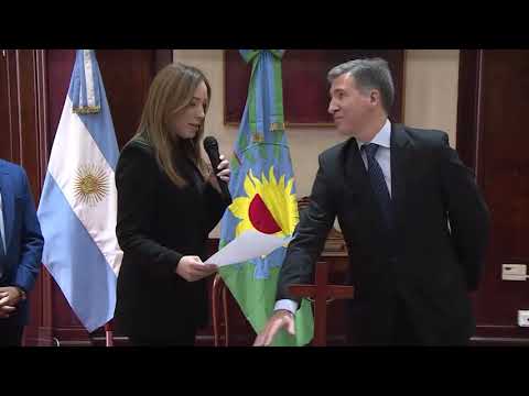 Vidal tomó juramento a Damián Bonari como nuevo Ministro de Economía