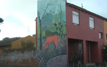 El Barrio San Martín se llenó de color. Llevan más del 70 por ciento de las casas pintadas