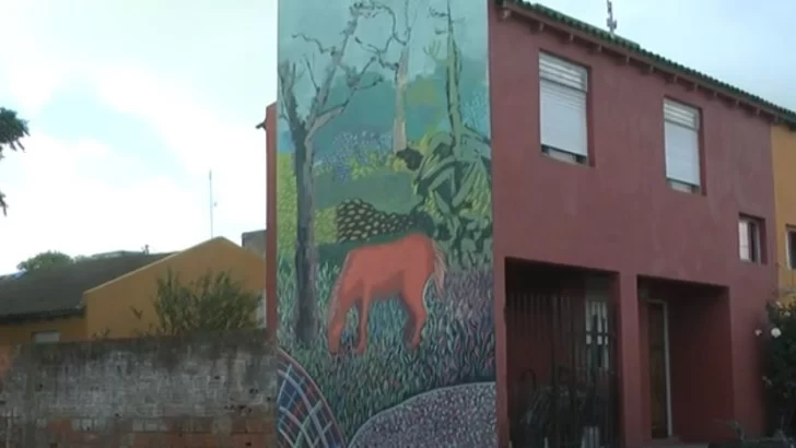 El Barrio San Martín se llenó de color. Llevan más del 70 por ciento de las casas pintadas