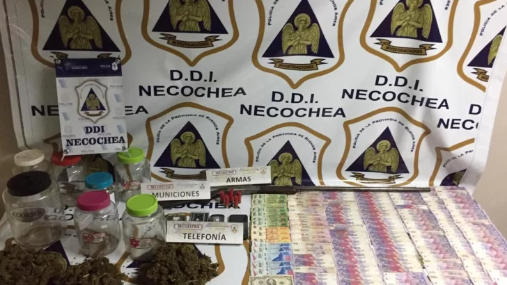 Secuestraron marihuana durante dos allanamientos en Quequén