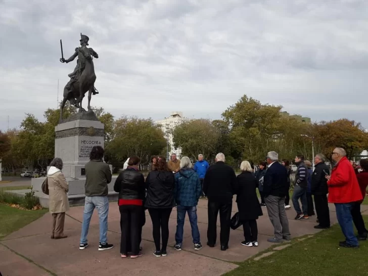 Recorrieron monumentos de la ciudad