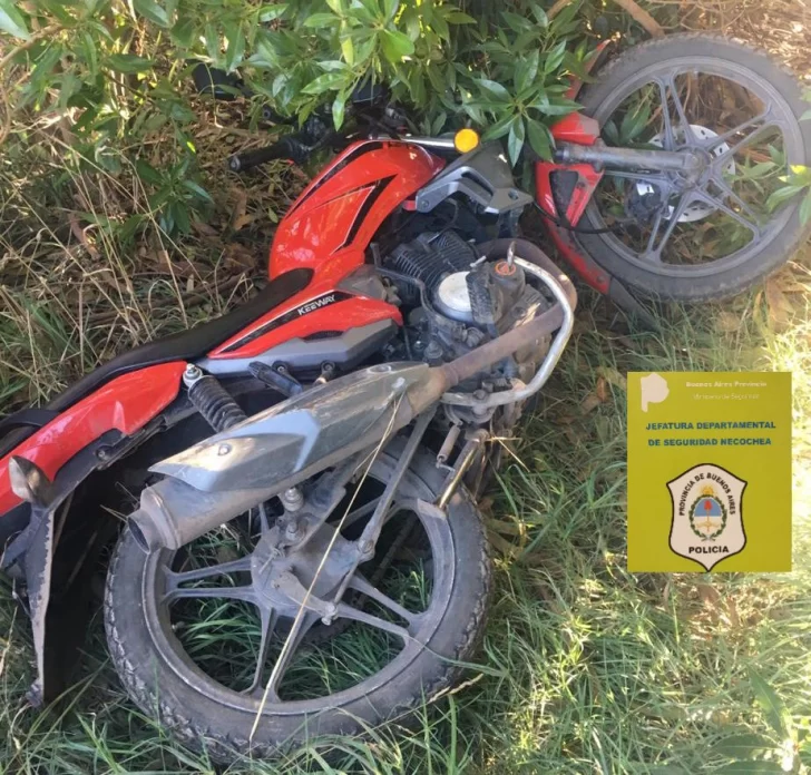 Recuperan moto robada en Quequén