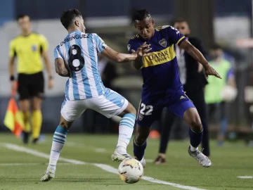 Racing le ganó a Boca en Avellaneda el primer duelo de los cuartos de final de la Copa Libertadores