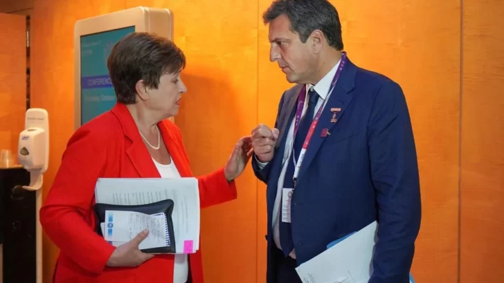 Georgieva reconoció el impacto de la sequía en la Argentina y destacó el compromiso para cumplir las metas