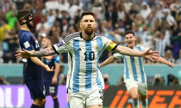 Video: el histórico gol de Messi que puso en ventaja a Argentina
