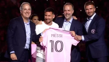 Messi fue presentado en Inter Miami: “Estoy muy emocionado, muy feliz de estar acá”