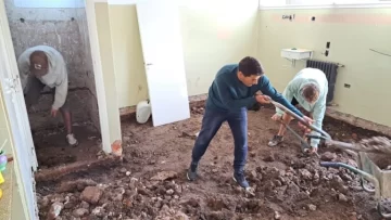 Última etapa en la obra de renovación del hospital Gaspar Campos