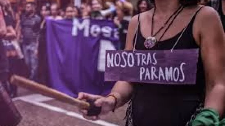 Asamblea y marcha en la plaza por el Día de la Mujer