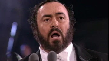 Luciano Pavarotti en los “Encuentros Musicales” del Centro Cultural