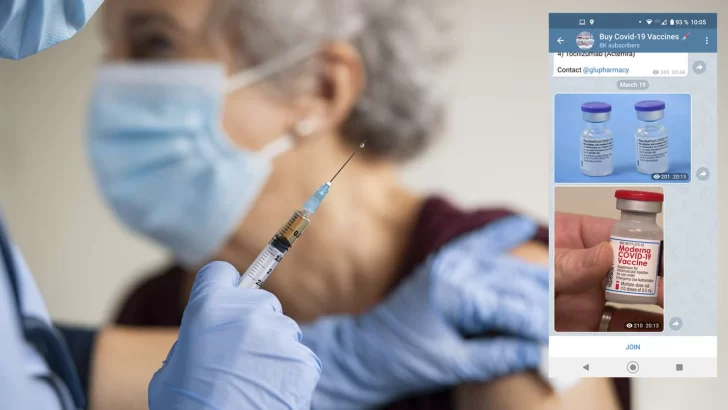 Venden certificados falsos de vacunación de Covid-19 en Telegram