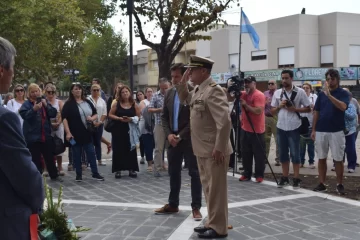 Rojas participó de los actos por Malvinas