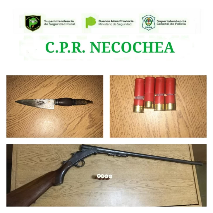 Loberenses apresados por “tenencia ilegal de arma de fuego” en zona de Juan N. Fernández