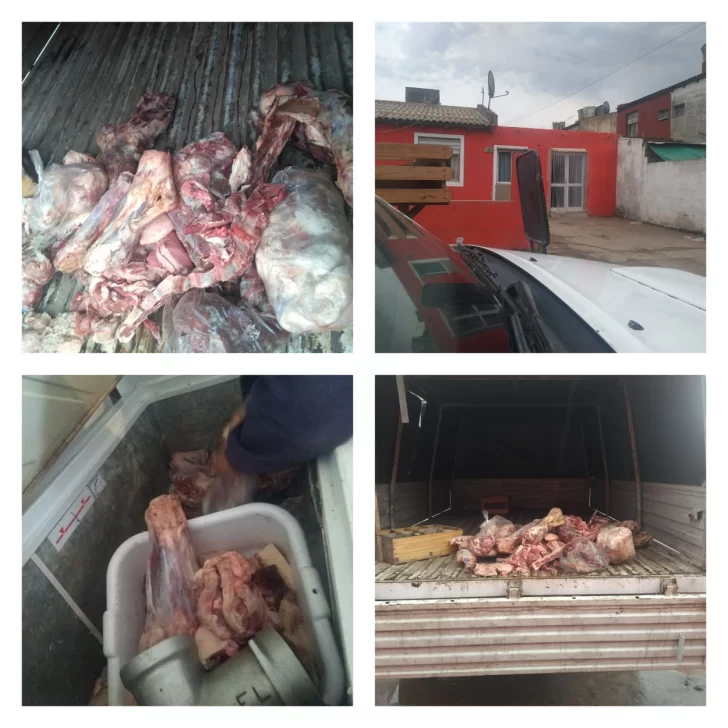 Secuestraron carne de “dudosa” procedencia