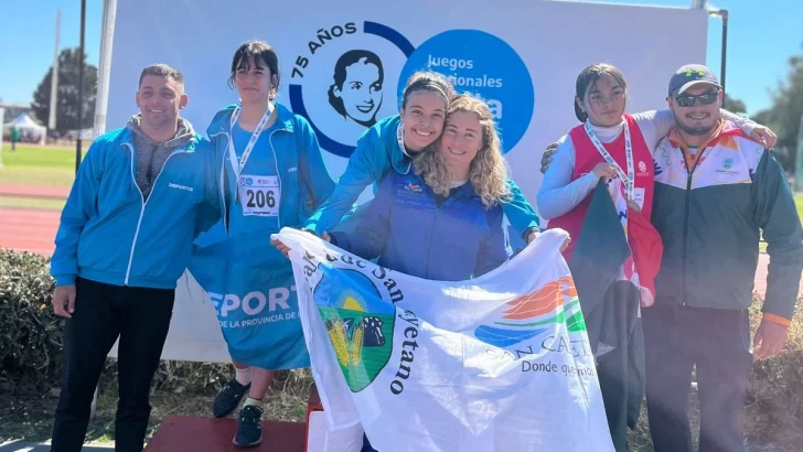 La sancayetanense Paula Rizzi es medalla de oro en los Juegos Nacionales Evita