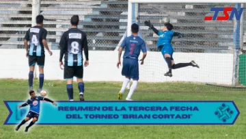 Resumen de la tercera fecha del torneo oficial de futbol local