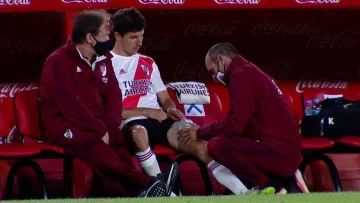 Se lesionó Nacho Fernández