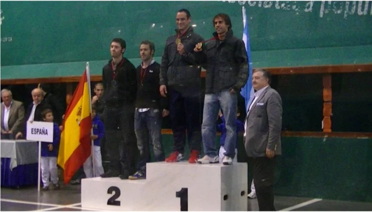 Joseba Bilbao y Gabriel Villegas ya saben de podios juntos