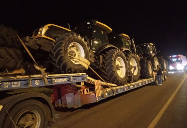 Desmantelan una red que contrabandeaba granos y traficaba tractores 0km