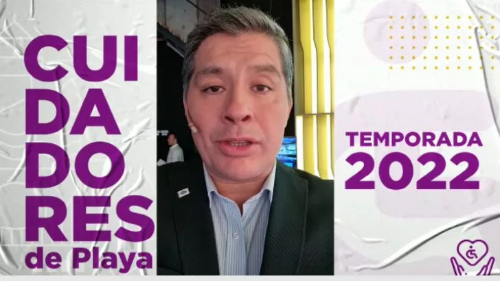 Video: el saludo de Guillermo Lobo en el cierre de las actividades de los Cuidadores de Playa