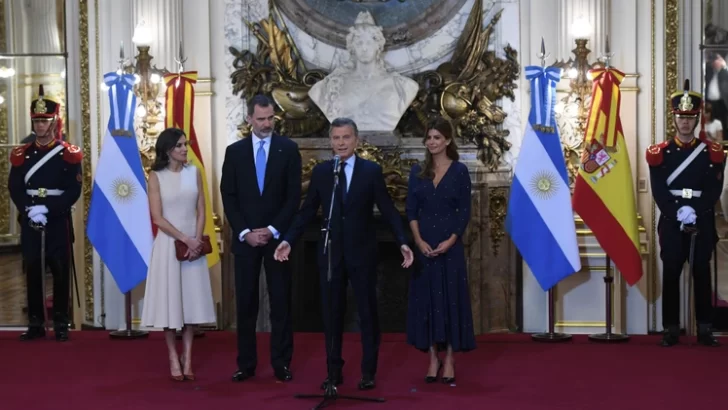 Fuerte respaldo del Rey de España a Macri: “Apoyamos los programas de reforma que están marcha”