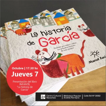 Presentan el libro para infancias “La historia de García”, en homenaje a Charly