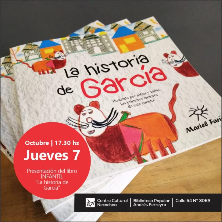 Presentan el libro para infancias “La historia de García”, en homenaje a Charly