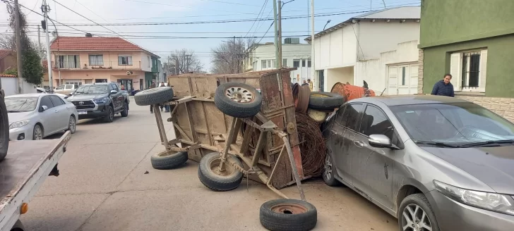 Aprehendieron al conductor del carro chatarrero