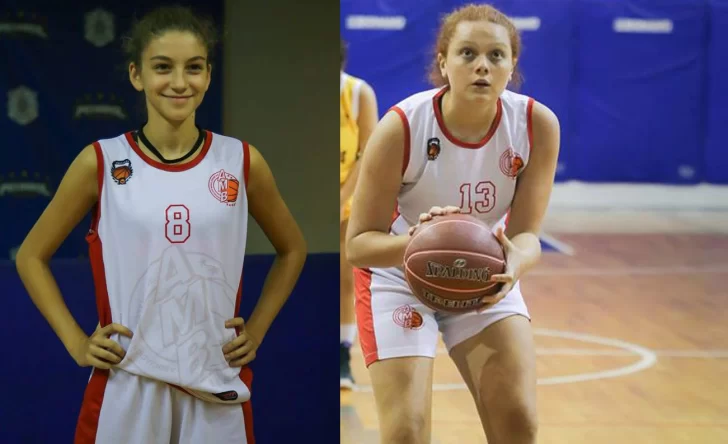 Emilia Sierra y Lara Guglielmi quienes están citadas para la selección U15