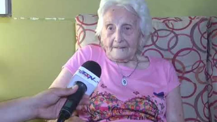 Otra abuela “centenaria” en Necochea
