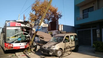 Video: un chofer de colectivos se descompensó y atropelló a varias personas