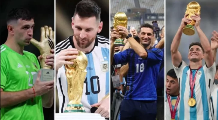 Messi, Julián Álvarez, Scaloni y Dibu Martínez fueron nominados al premio The Best de la FIFA