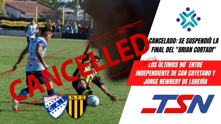 Se canceló la final entre Independiente de San Cayetano y Jorge Newbery de Lobería