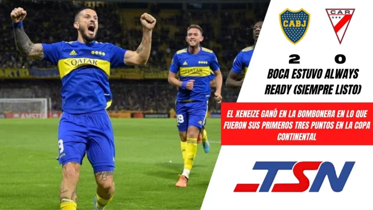 Primer triunfo de Boca en la Libertadores, le ganó al Always Ready por 2 a 0