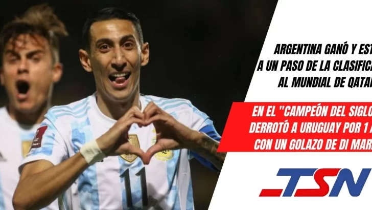 Con un golazo de Di María Argentina derrotó a Uruguay por 1 a 0 por eliminatorias